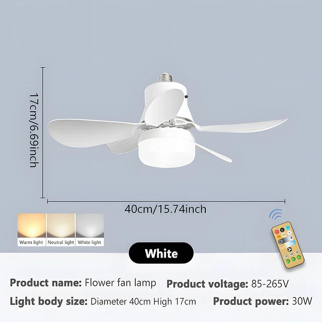 Light Socket Ceiling Fan
