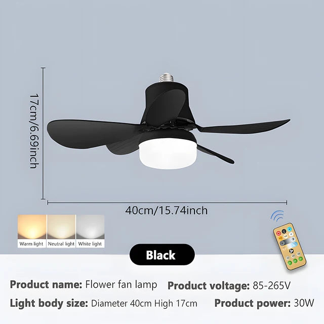 Light Socket Ceiling Fan