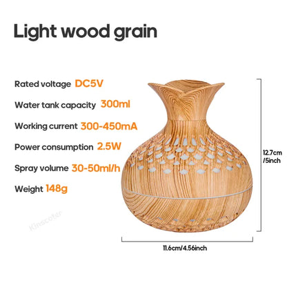 Mini Wood Grain Humidifier