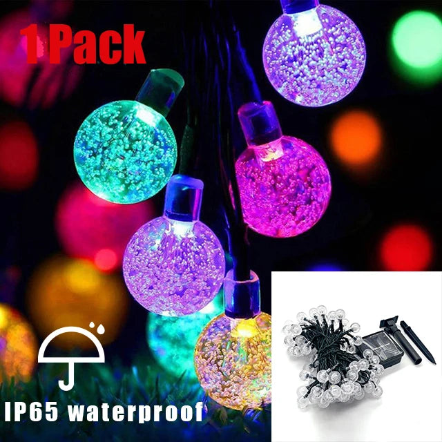 Solar Fairy String Lights for Outdoor & Garden